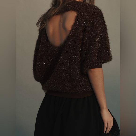 Anthropologie Violetta Tinsel Sweater By Maeve - Picture 6 of 8